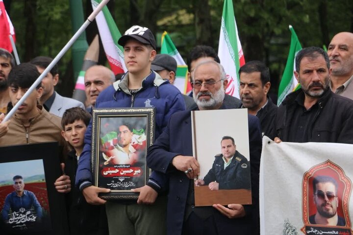 تصاویر/ رزمایش سراسری «جان‌فدایان امام رضایی برای ایران» در خوی
