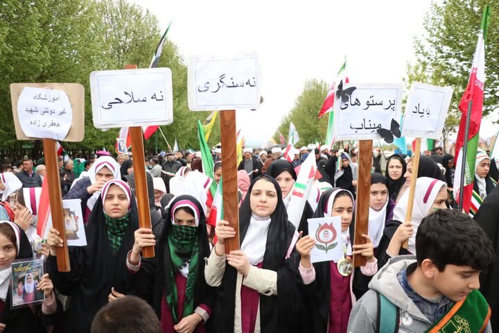 تصاویر/ رزمایش سراسری «جان‌فدایان امام رضایی برای ایران» در خوی