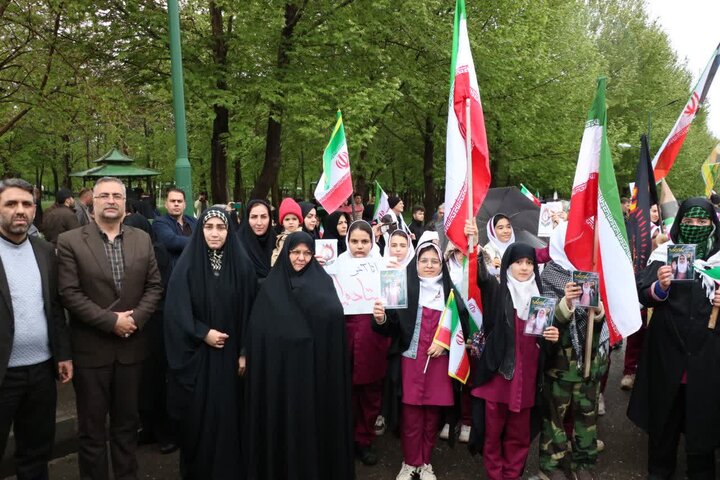 تصاویر/ رزمایش سراسری «جان‌فدایان امام رضایی برای ایران» در خوی