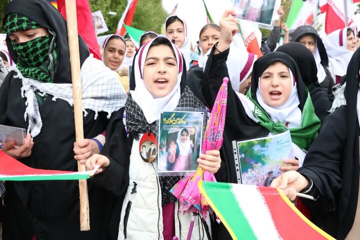 تصاویر/ رزمایش سراسری «جان‌فدایان امام رضایی برای ایران» در خوی