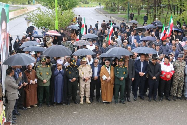 تصاویر/ رزمایش سراسری «جان‌فدایان امام رضایی برای ایران» در خوی