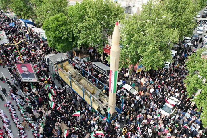 تصاویر هوایی از جمعیت خیره کننده جانفدایانِ خرم آبادی