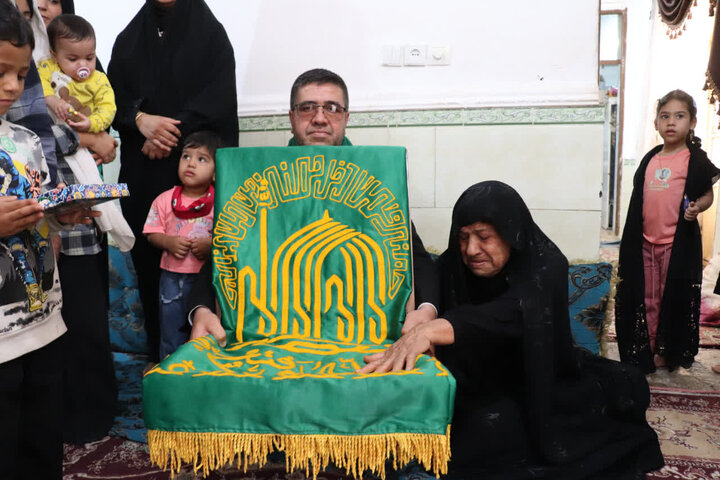 تصاویر/ عطر حرم امام رضا(ع) در خانواده شهید