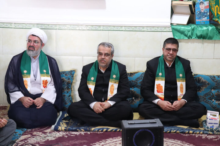تصاویر/ عطر حرم امام رضا(ع) در خانواده شهید