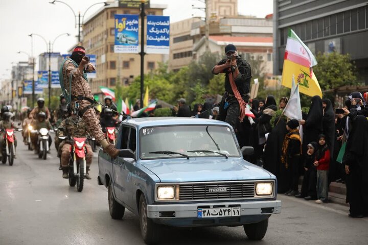 تصاویر/ رزمندگان در رزمایش بزرگ اقتدار ملی «جان فدا برای ایرانِ امام رضایی» شهرستان بابل