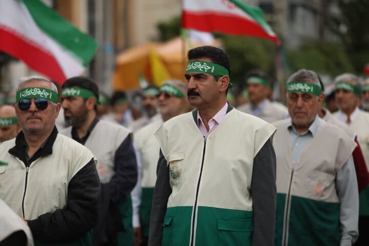 حضور مردم قهرمان بابل در رزمایش جان فدای ایران امام رضایی