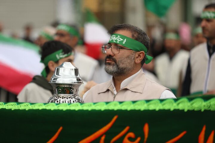 حضور مردم قهرمان بابل در رزمایش جان فدای ایران امام رضایی