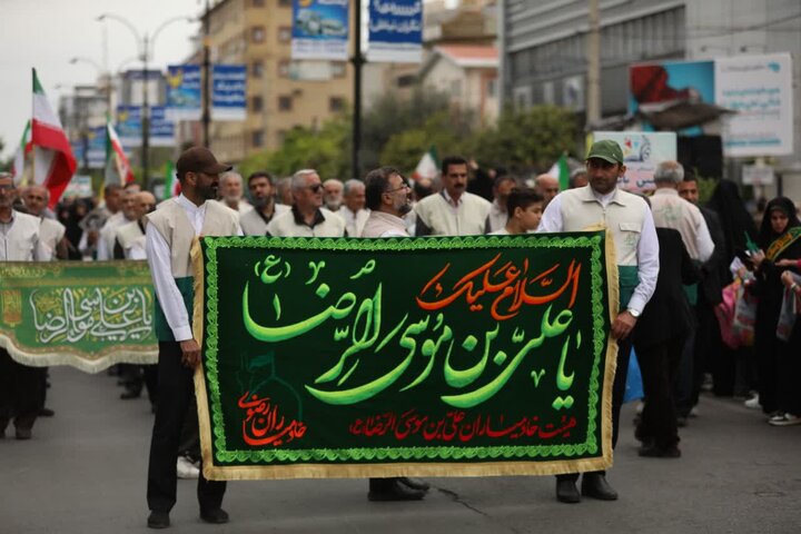 حضور مردم قهرمان بابل در رزمایش جان فدای ایران امام رضایی