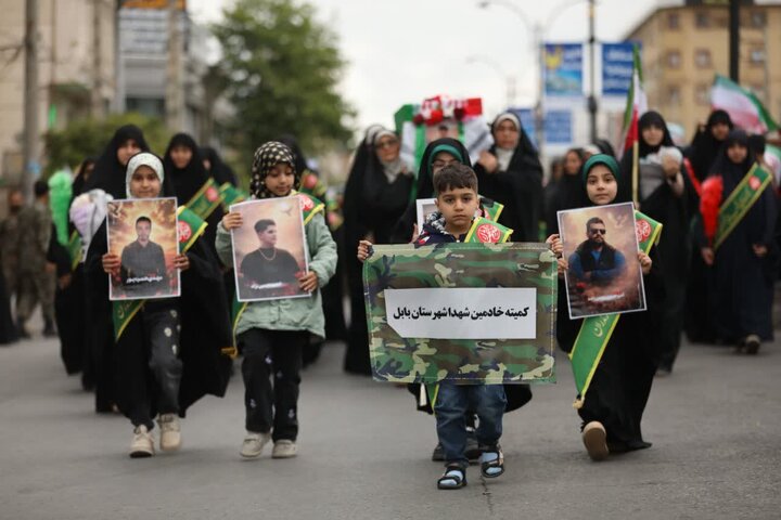 حضور مردم قهرمان بابل در رزمایش جان فدای ایران امام رضایی
