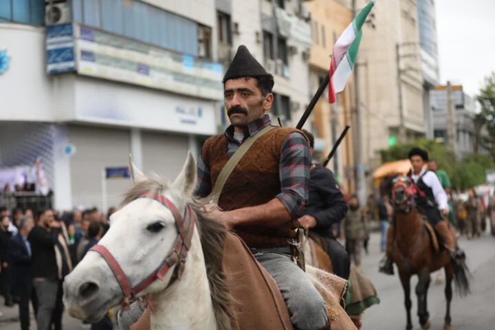 حضور مردم قهرمان بابل در رزمایش جان فدای ایران امام رضایی