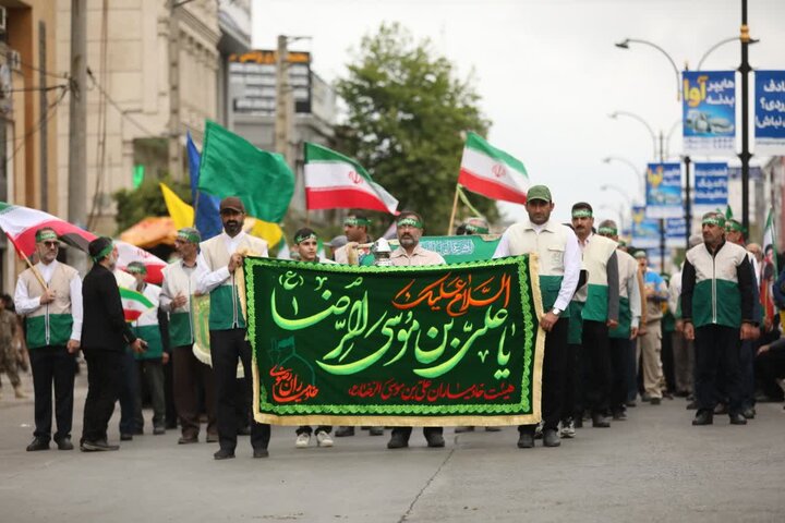 حضور مردم قهرمان بابل در رزمایش جان فدای ایران امام رضایی