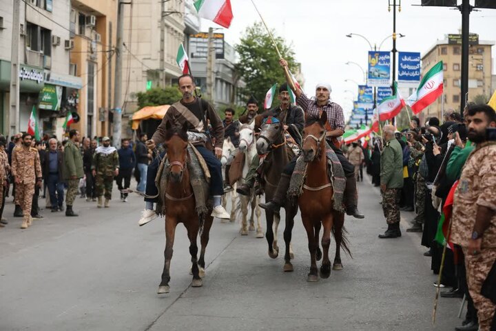 حضور مردم قهرمان بابل در رزمایش جان فدای ایران امام رضایی