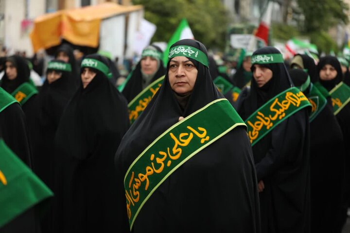 تصاویر / بانوان قهرمان شهرستان بابل در رزمایش باشکوه جان فدای ایران امام رضایی