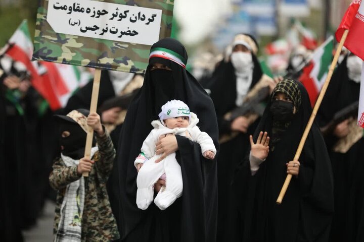 تصاویر / بانوان قهرمان شهرستان بابل در رزمایش باشکوه جان فدای ایران امام رضایی
