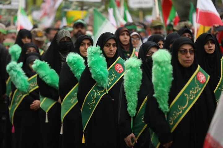 تصاویر / بانوان قهرمان شهرستان بابل در رزمایش باشکوه جان فدای ایران امام رضایی