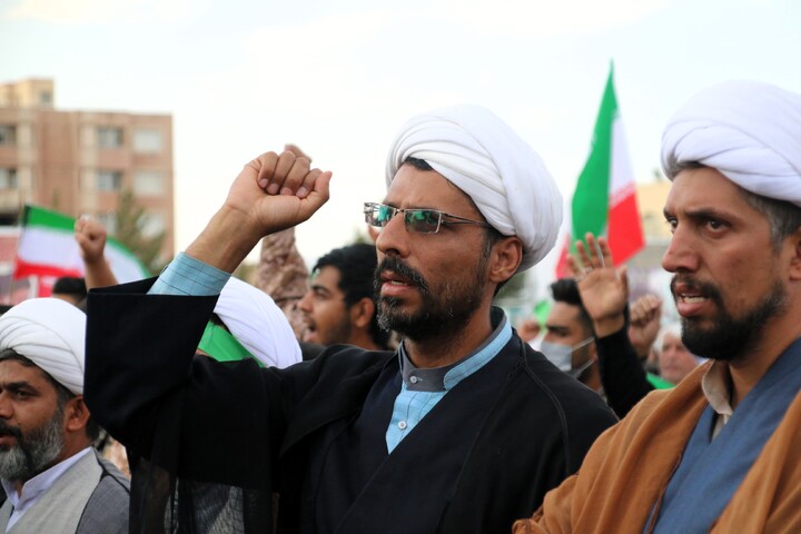 تصاویر/ قیام جان فدایان امام رضایی در کرمان