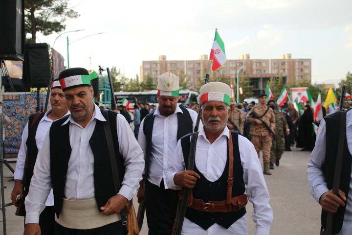 تصاویر/ قیام جان فدایان امام رضایی در کرمان