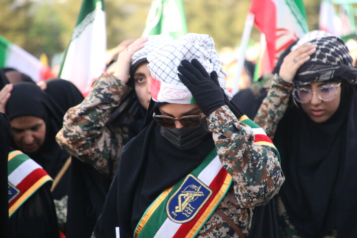 تصاویر/ قیام جان فدایان امام رضایی در کرمان