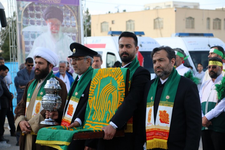 تصاویر/ قیام جان فدایان امام رضایی در کرمان