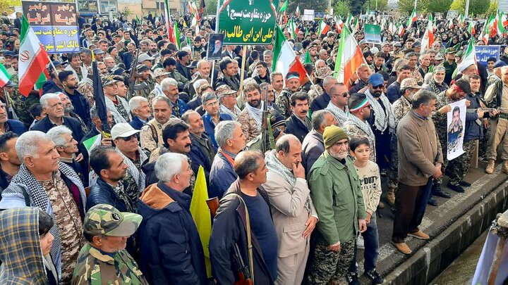 تصاویر/ اجتماع بزرگ جانفدا برای ایران امام رضایی در شاهین دژ