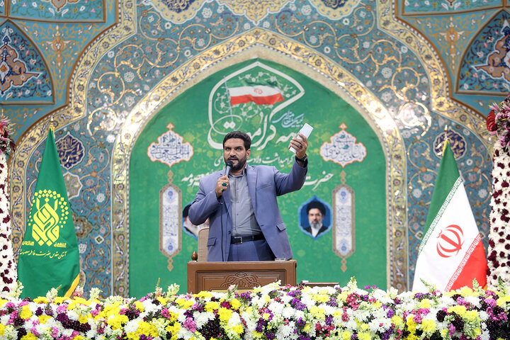 مراسم سالروز میلاد امام رضا(ع) در حرم حضرت معصومه (س)
