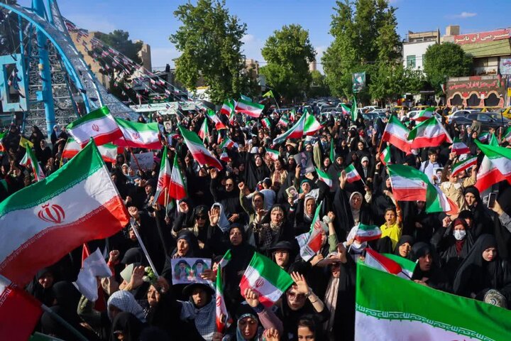 تصاویر/ نمایش سراسری اقتدار ایران و جان فدایان امام رضایی شهرستان ورامین