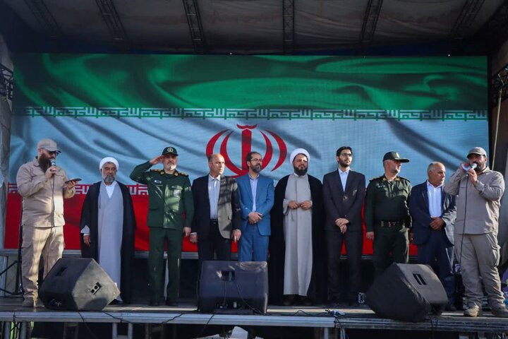 تصاویر/ نمایش سراسری اقتدار ایران و جان فدایان امام رضایی شهرستان ورامین