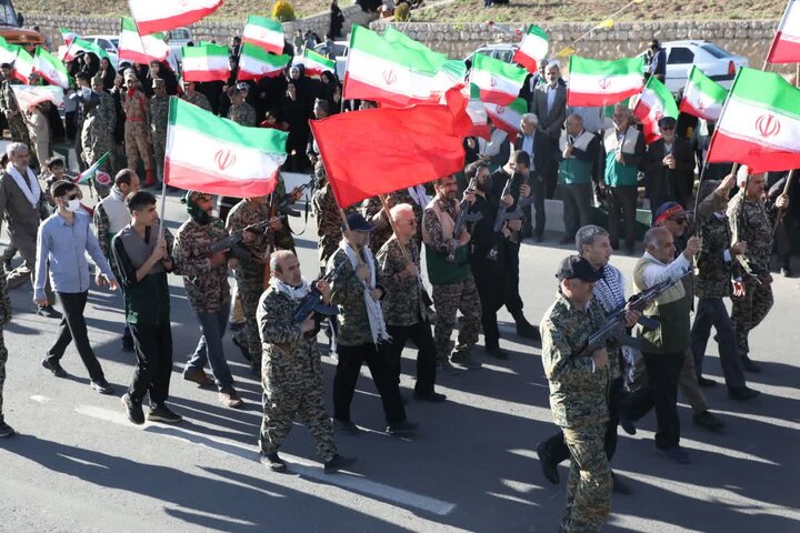 رزمایش بزرگ جان فدایان امام رضایی در شهرکرد