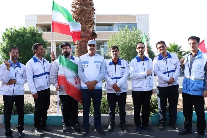 برگزاری نمایش عظیم اقتدار ملی و رزمایش جان فدا برای ایران امام رضایی در شهر یزد