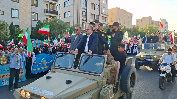 تصاویر/ رزمایش بزرگ «جان‌فدا برای ایرانِ امام رضا علیه‌السلام» در سمنان