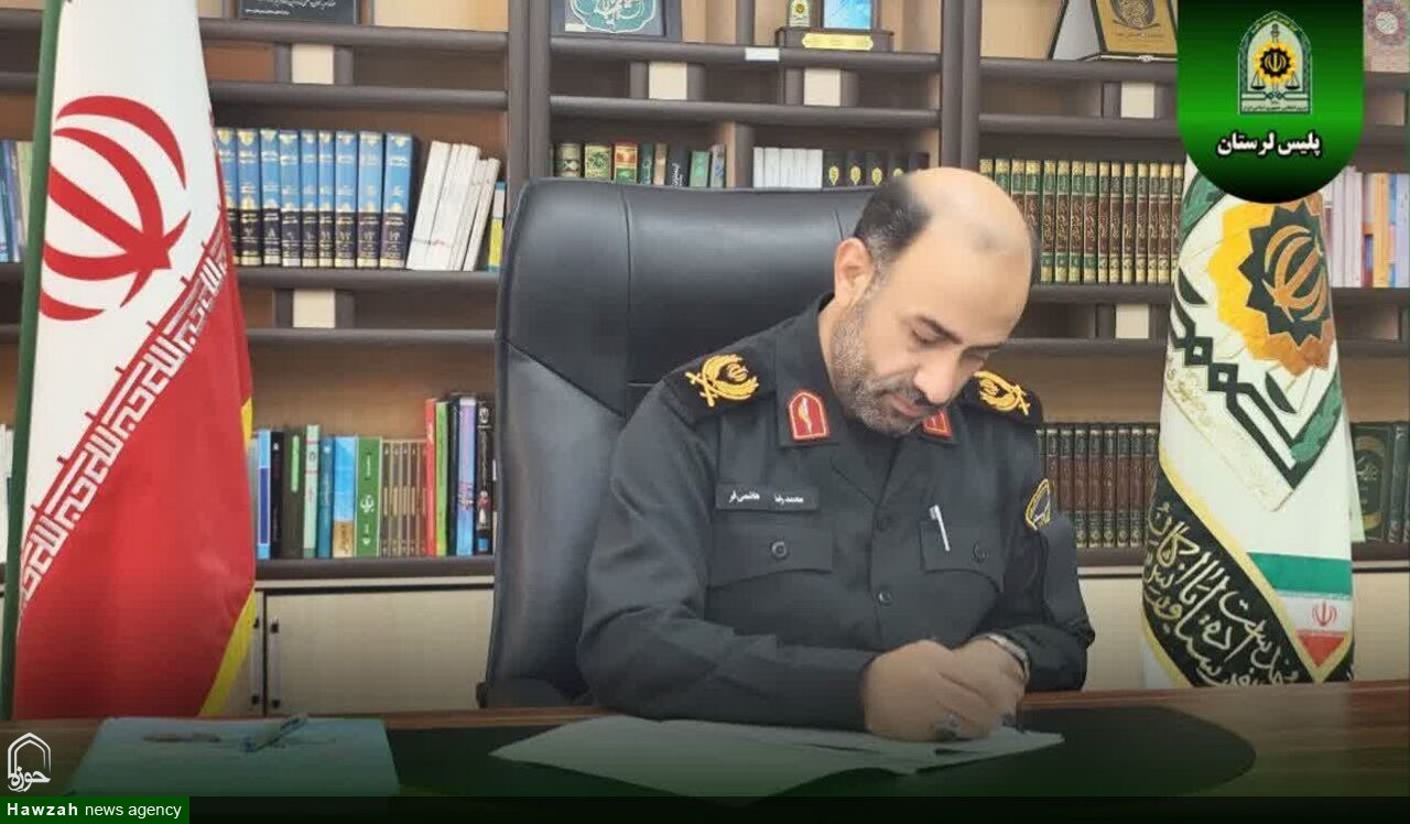 پیام تبریک فرمانده انتظامی لرستان به مناسبت ولادت باسعادت امام رضا(ع)