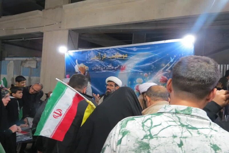 برپایی موکب قرآنی در اجتماعات شبانه «نحن منتقمون» کرمانشاه+تصاویر
