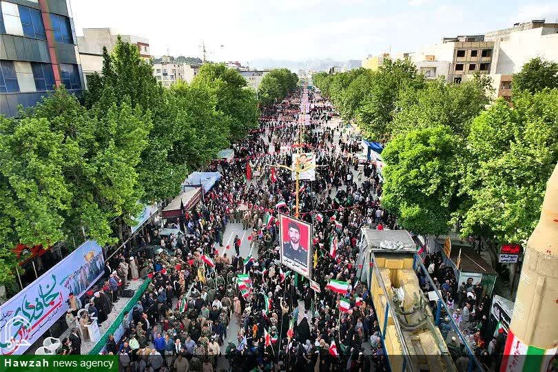 فیلم | تجمع جان فدایان ایران امام رضایی در خرم آباد