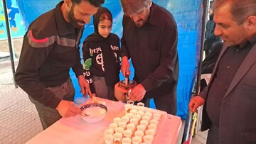 تصاویر/ برپایی موکب امام رضایی در بلوار امام رضا (ع) ساری