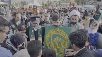 استقبال باشکوه مردم کهگیلویه‌وبویراحمد از بیرق امام رضا(ع) در رزمایش «جان‌فدا»+ فیلم