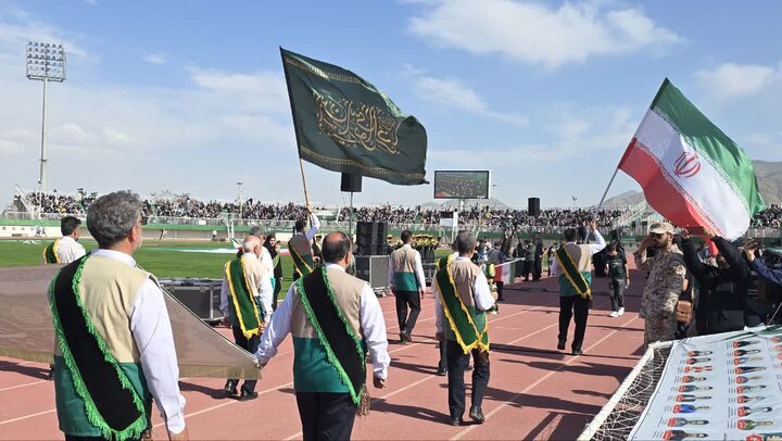 تصاویر/نمایش سراسری اقتدار عظیم جان‌فدا برای ایران امام‌رضائی در اراک