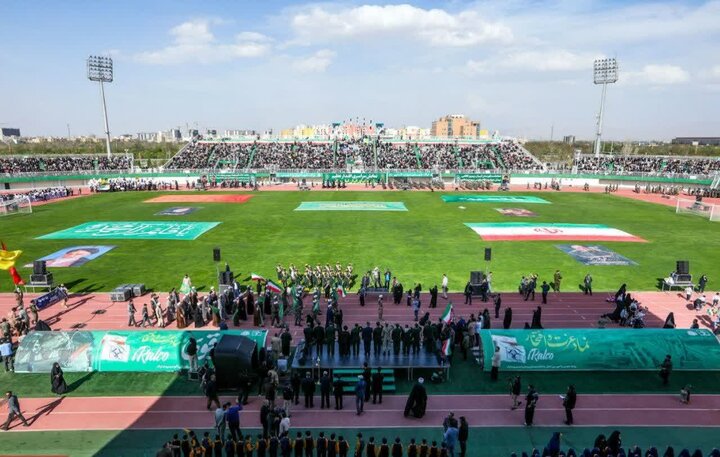 تصاویر/نمایش سراسری اقتدار عظیم جان‌فدا برای ایران امام‌رضائی در اراک