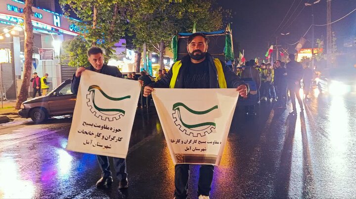تصاویر/ تجدید بیعت کارگران شهرستان آمل با رهبر معظم انقلاب