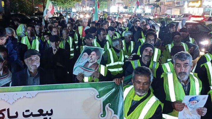 تصاویر/ تجدید بیعت کارگران شهرستان آمل با رهبر معظم انقلاب