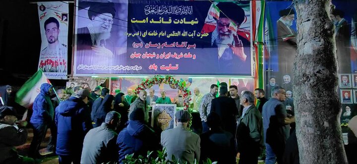 تصاویر/ فعالیت موکب خادمان رضوی (ع) در تجمع مردمی شهرستان آمل
