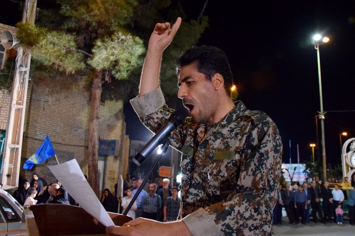 تصاویر: نمایش ورژه اقتدار جانفدابرای ایران امام رضایی در اران وبیدگل