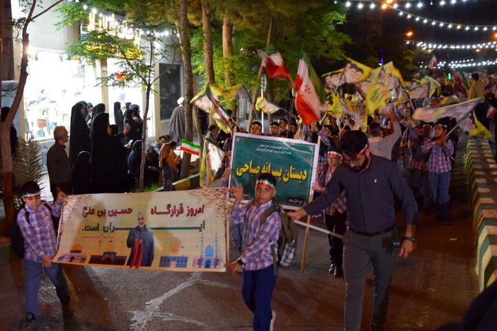 تصاویر: نمایش ورژه اقتدار جانفدابرای ایران امام رضایی در اران وبیدگل