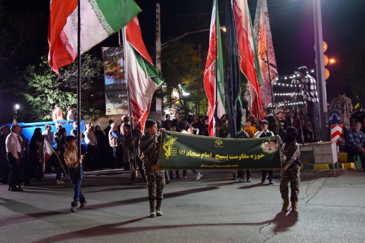 تصاویر: نمایش ورژه اقتدار جانفدابرای ایران امام رضایی در اران وبیدگل
