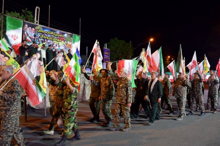 تصاویر: نمایش ورژه اقتدار جانفدابرای ایران امام رضایی در اران وبیدگل