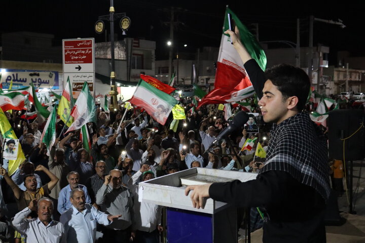 تصاویر/ اجتماع جان فدایان ایران امام رضایی در دیّر
