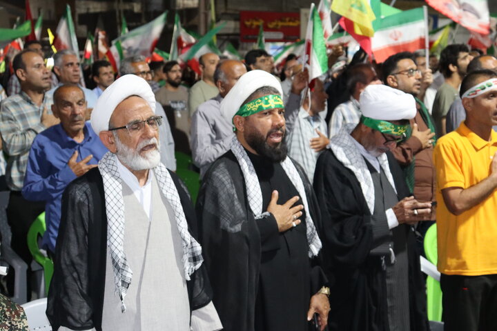 تصاویر/ اجتماع جان فدایان ایران امام رضایی در دیّر