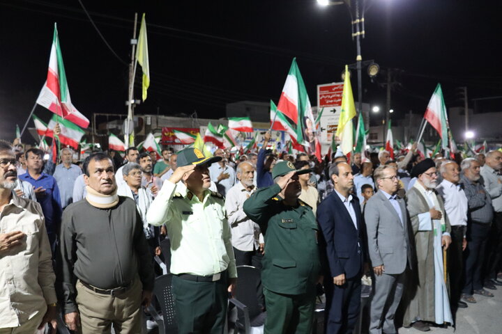 تصاویر/ اجتماع جان فدایان ایران امام رضایی در دیّر