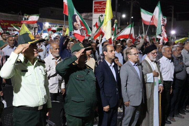 تصاویر/ اجتماع جان فدایان ایران امام رضایی در دیّر