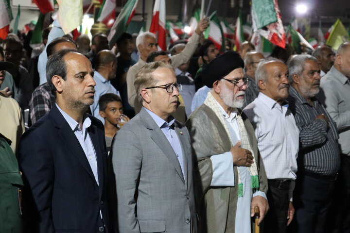 تصاویر/ اجتماع جان فدایان ایران امام رضایی در دیّر
