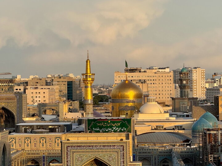 جلوه‌هایی زیبا از حرم مطهر رضوی در سالروز میلاد امام رئوف